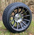 14" TITAN Machined/Black Aluminum Wheels and 205/30-14 Low Profile Tires Combo