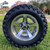 12" BULLITT Gunmetal/Machined Aluminum Wheels and 23x10.5-12 DOT All Terrain Tires Combo