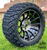 14" TITAN Machined/Black Aluminum Wheels and 23x10-14 DOT All Terrain Tires Combo