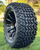 14" TITAN Gloss Black Aluminum Wheels and 23x10-14 DOT All Terrain Tires