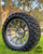 14" TITAN Gunmetal/ Machined Aluminum Wheels and 23x10-14 DOT All Terrain Tires Combo