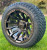12" MAVERICK Metallic Bronze Aluminum Wheels and 215/40-12 Low Profile DOT Tires Combo