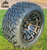 12" MAVERICK Metallic Bronze Aluminum Wheels and 20x10-12" DOT All Terrain Tires Combo