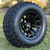 12" TITAN Gloss Black Aluminum Wheels and 23x10-12 DOT All Terrain Tires