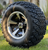 10" BULLITT Machined/ Black Wheels and 20x10-10 DOT All Terrain Tires - Set of 4