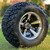 10" BULLITT Machined/ Black Wheels and 20x10-10 ARES ATX DOT All Terrain Tires