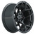 15" MADJAX Evolution Wheels and GTW Fusion 215/40R15 Tires - BLACK