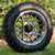 14" SPARTAN Machined Aluminum Wheels and 23x10-14 DOT All Terrain Tires Combo