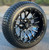 14" SPARTAN Black / Milled Wheels and 205/30-14 DOT Low Profile Tires Combo