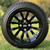 14" MAVERICK Gloss Black Wheels and 205/30-14 Low Profile DOT Tires Combo