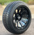 14" ORION Matte Black Wheels and 205/30-14 Low Profile DOT Tires Combo - Set of 4