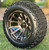 14" MAVERICK Metallic Bronze Aluminum Wheels and 23x10-14 DOT All Terrain Tires Combo