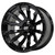 12" MAVERICK Gloss Black Aluminum Golf Cart Wheels