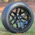 14" BLACK WIDOW Aluminum Wheels and 205/30-14 DOT Low Profile Tires Combo - Set of 4