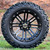 14" HD3 Machined/ Black Wheels and 23x10-14" DOT All Terrain Tires Combo - Set of 4