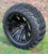 14" HD3 Machined/ Black Wheels and 23x10-14" DOT All Terrain Tires Combo - Set of 4