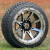 14" WOLVERINE Machined Aluminum Wheels and 205/30-14 DOT Low Profile Tires Combo - Set of 4