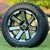 14" ATLAS Machined/ Black Wheels and 23x10-14" Radial DOT ComfortGlide Tires Combo