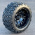 12" SPARTAN Black / Milled Wheels and 20x10-12 ARES ATX DOT All Terrain Tires Combo