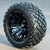 12" MAVERICK Gloss Black Aluminum Wheels and 20x10-12" ARTEMIS STX DOT All Terrain Tires