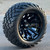 12" MAVERICK Gloss Black Aluminum Wheels and 20x10-12" ARTEMIS STX DOT All Terrain Tires