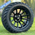 14" TITAN Gloss Black Aluminum Wheels and 23x10-14 ARTEMIS STX DOT All Terrain Tires Combo