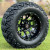 12" SPARTAN Black / Milled Wheels and 23x10.5-12 DOT All Terrain Tires Combo - Set of 4