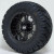12" VAMPIRE Gloss Black Wheels and 22x10.5-12 STINGER DOT All Terrain Tires Combo - Set of 4
