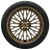 16" REAPER Matte Bronze Wheels and 23x9-16" Street DOT Tires Combo