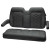 MODZ Evolution D5 Front Seat Cover Set - Charcoal Gray