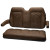 MODZ Evolution D5 Front Seat Cover Set - Brown