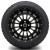 14" ASSASSIN Gloss Black/Milled Wheels and 23x10-14 All Terrain Tires Combo