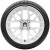 14" MATRIX Gloss White Wheels and 205/30-14 Low Profile DOT Tires Combo - Set of 4