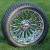 16" BLUR Chrome Wheels and 225/40R16 Street DOT Tires Combo
