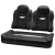 MODZ FS3 Club Car Precedent Front Seat Cushion Set Deluxe - BLACK