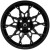 15" CHAOS Matte Black Wheels and 23x10-15 DOT All Terrain Tires Combo