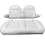 KOZIP EZGO TXT Front Seat Cushion Set Deluxe - WHITE