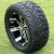 14" TEMPEST Machined / Black Wheels and 23x10-14 Hybrid DOT All Terrain Tires Combo