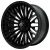 16" REAPER Gloss Black Golf Cart Wheels - Set of 4