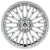 16" REAPER Chrome Golf Cart Wheels - Set of 4