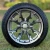 14" VULCAN Gunmetal Machined Wheels and 205/30-14 Low Profile DOT Tires Combo
