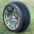 14" VULCAN Gunmetal Machined Wheels and 205/30-14 Low Profile DOT Tires Combo