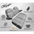 KOZIP EZGO TXT Front Seat Cushion Set Deluxe - GRAY
