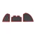 Club Car Tempo Front Dashboard Mats XTREME Mats (Fits ALL 2018+) - Red