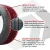 225/50R14 GTW Fusion STR Radial Golf Cart Tires - Steel Belted (DOT Approved)