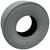18.5x8.5-8" Gray Non-Marking Golf Cart Tires and 8" Black Steel Wheels Combo