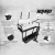 Club Car Onward Rear Seat Kit NOMAD - BRIGHT WHITE (Flip Seat w/ Cargo Bed & Free Grab Bar)