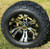 10" VAMPIRE Golf Cart Wheels and 18x9-10 DOT All Terrain Golf Cart Tires Combo