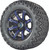 12" Madjax ILLUSION Wheels and 23" All Terrain Golf Cart Tires Combo - Set of 4 - BLUE