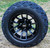 12" BLACK LIZARD Aluminum Wheels and 20x10-12" DOT All Terrain Tires Combo - Set of 4